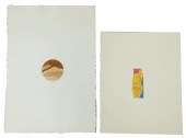 2) CONTEMPORARY INTAGLIO PRINT