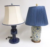 2 CONTEMPORARY PORCELAIN GLAZE