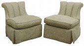(2) CONTEMPORARY UPHOLSTERED S