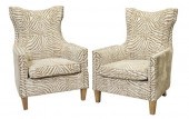 (2) CONTEMPORARY ZEBRA PRINT U