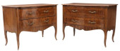 (2) CONTINENTAL BANDED WALNUT