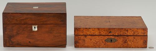 2 CONTINENTAL BOXES, SEWING W/