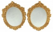 (2) CONTINENTAL CARVED & GILT