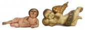 (2) CONTINENTAL CARVED & PAINT