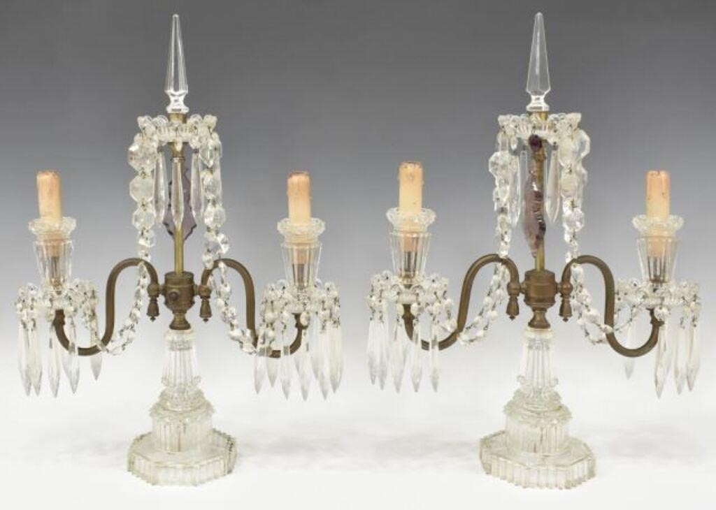 (2) CONTINENTAL CRYSTAL GIRANDOLE