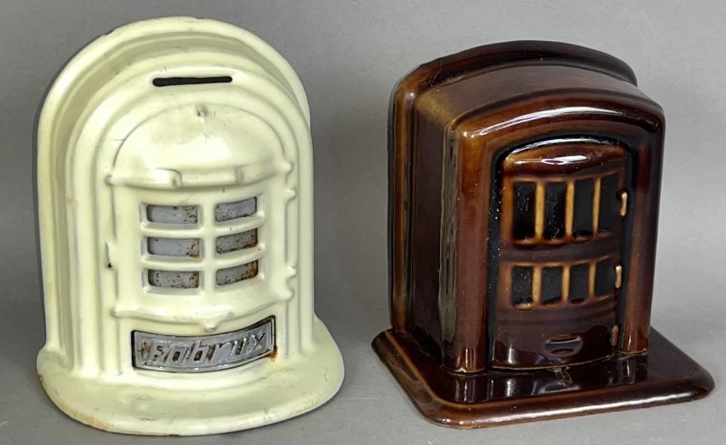 2 CONTINENTAL ENAMEL COATED