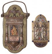 (2) CONTINENTAL ENAMELED HOLY