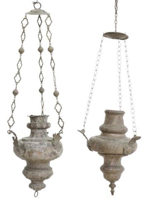 (2) CONTINENTAL HANGING 1-LIGHT
