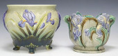 (2) CONTINENTAL MAJOLICA GLAZE