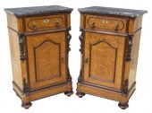 (2) CONTINENTAL MARBLE-TOP BIR