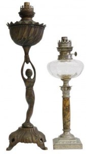 (2) CONTINENTAL PATINATED META