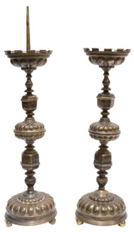 (2) CONTINENTAL PATINATED METAL
