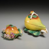 (2) CONTINENTAL PEAR-FORM BOXE