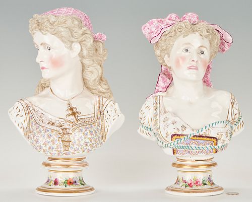 2 CONTINENTAL PORCELAIN FEMALE
