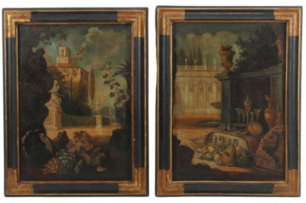 (2) CONTINENTAL SCHOOL STILL LIFE