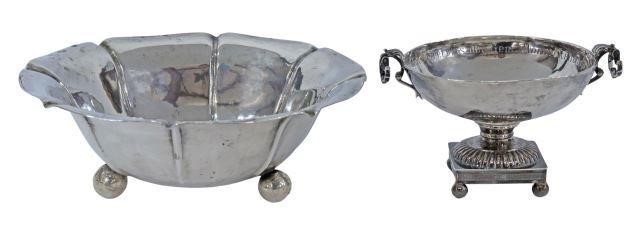 (2) CONTINENTAL SILVER BOWL &