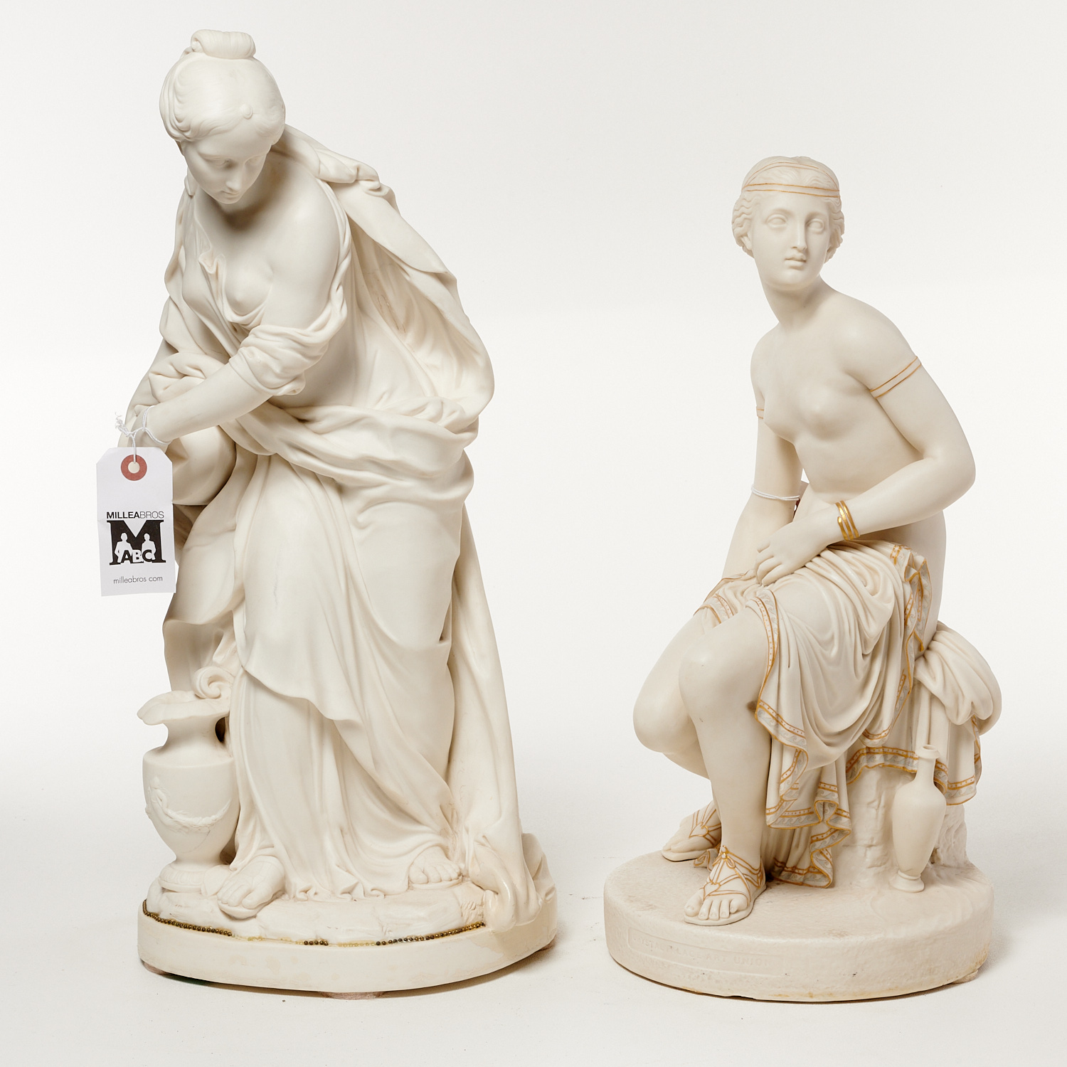 (2) COPELAND PARCEL GILT PARIAN