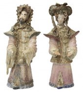 (2) CORDEY PORCELAIN EMPEROR &