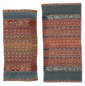 2 COTTON IKAT SARONGS, KISSAR2