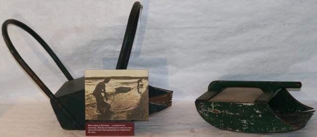 2 CRANBERRY SCOOPS, EARLY 20TH