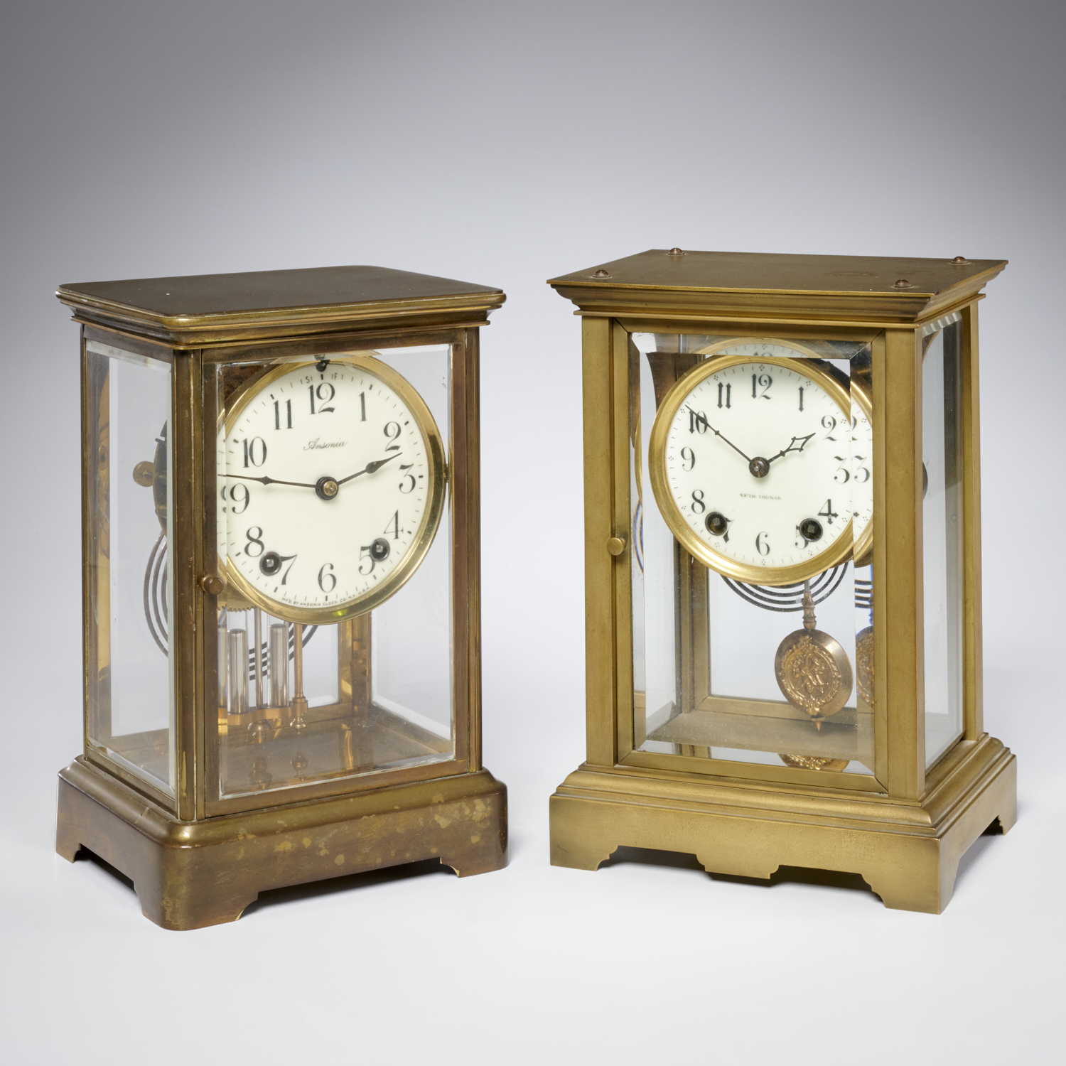 (2) CRYSTAL REGULATOR CLOCKS 20th