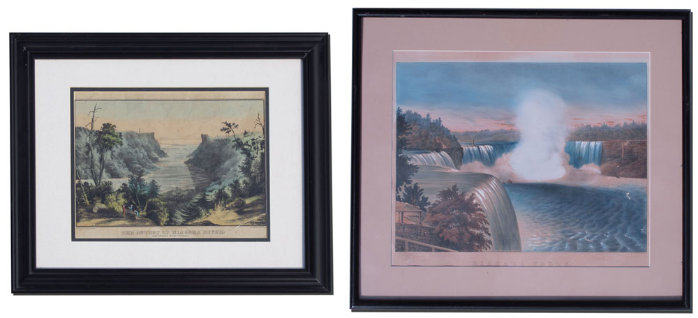 2 CURRIER & IVES LITHOGRAPHS: To