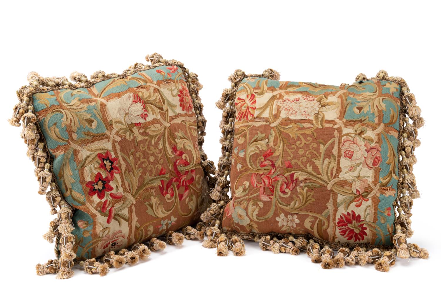 2 CUSTOM AUBUSON TAPESTRY &
