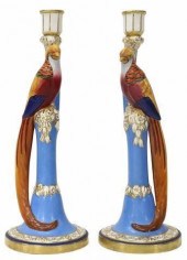 (2) CZECH ROYAL DUX PORCELAIN