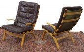 (2) DANISH MID-CENTURY BENTWOO