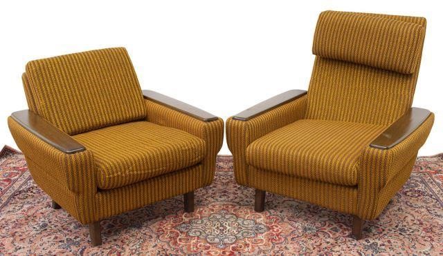 (2) DANISH MID-CENTURY MODERN HIS &