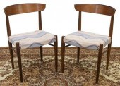 (2) DANISH MID-CENTURY MODERN
