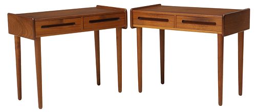 (2) DANISH MID-CENTURY MODERN
