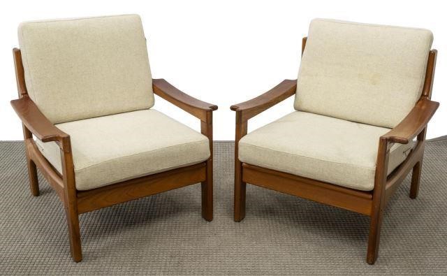 2) DANISH MID-CENTURY MODERN TEAK