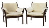 (2) DANISH MODERN WIKKELSO SIL