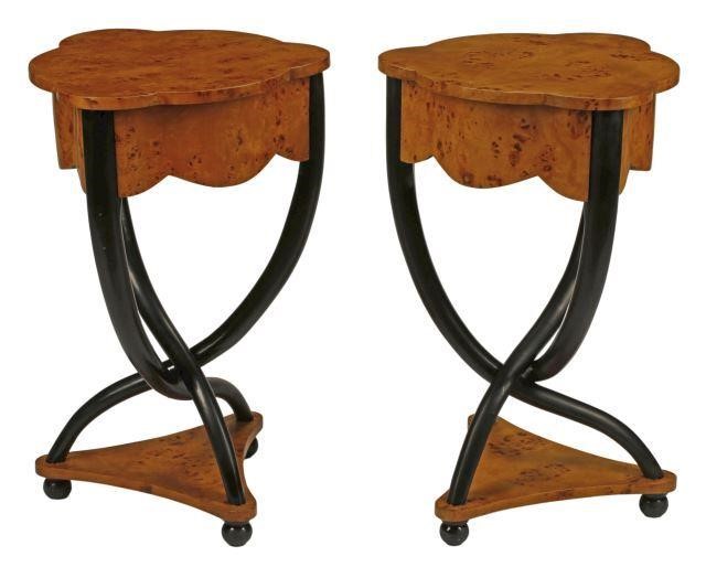 (2) DANISH PARCEL EBONIZED