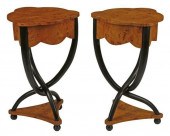 (2) DANISH PARCEL EBONIZED TRI