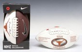 (2) DARRELL ROYAL SIGNED FOOTB