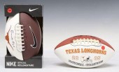 (2) DARRELL ROYAL SIGNED FOOTB