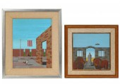 2 DAVID CHEEPEN SURREALIST PAI