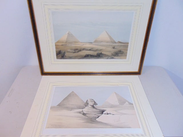 2 DAVID ROBERTS PRINTS, "THE