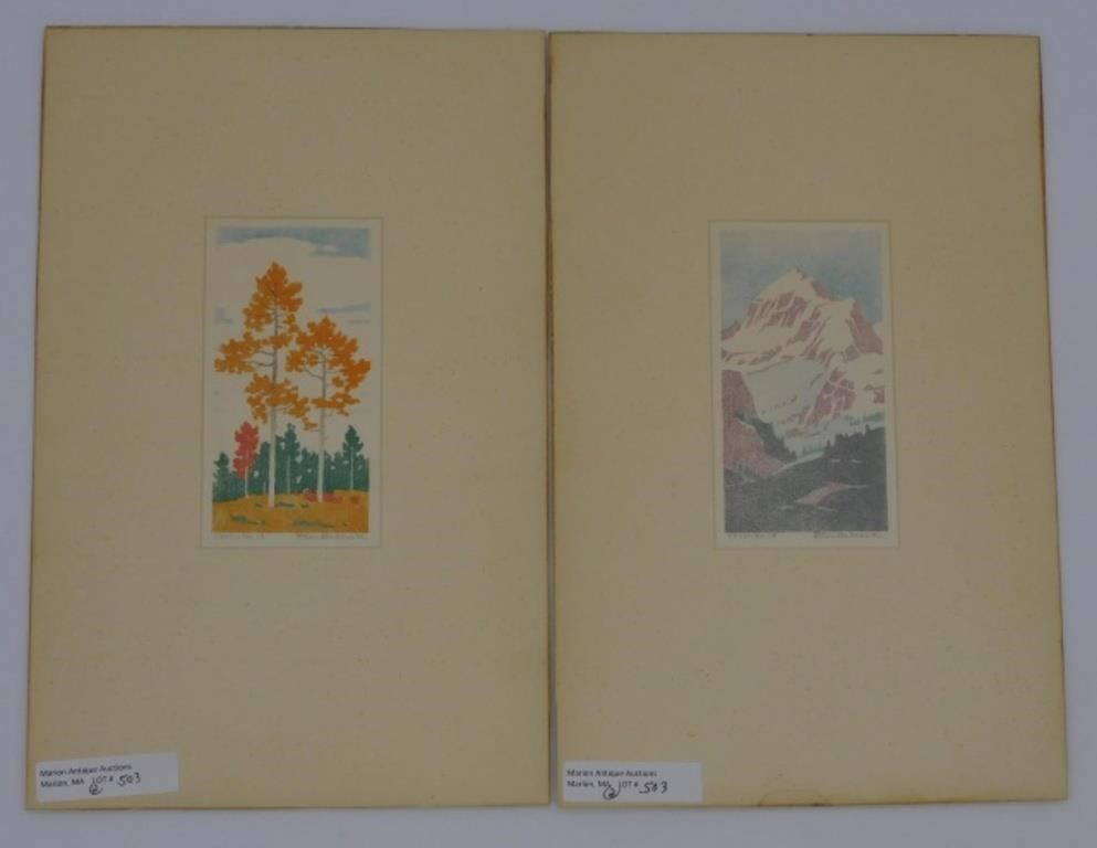 (2) DEAN BABCOCK (1888-1969, CO,