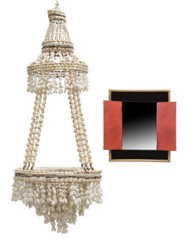 (2) DECORATIVE COWRIE HANGING