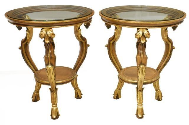(2) DECORATIVE CRAFTS FRATTA GOLD
