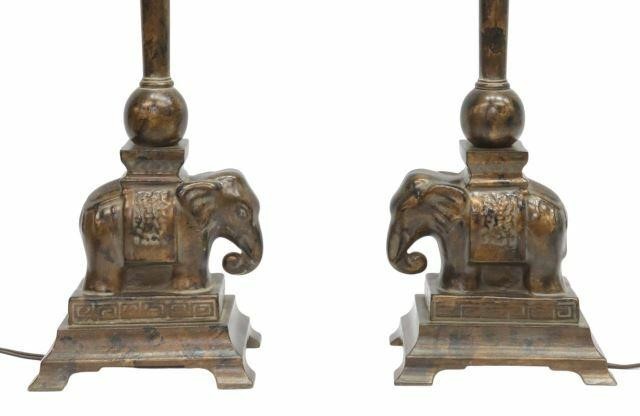 (2) DECORATIVE ELEPHANT-FORM