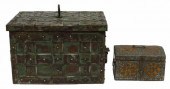 (2) DECORATIVE METAL-STRAPPED
