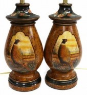 (2) DECORATIVE PHEASANT GAME B