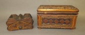 2 DECORATIVE TRINKET BOXESca.