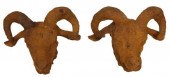 (2) DECORATIVE WALL-MOUNTED CA