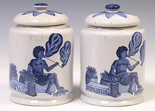 (2) DELFT BLUE &AMP; WHITE