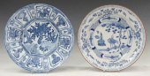 2) DELFT BLUE & WHITE FAIENCE
